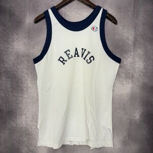 VTG‎ 1980s Champion Basketball Jersey Reavis High School Illinois Size Large